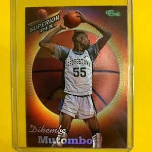 Dikembe Mutumbo Rookie Card 1995 Classic NCAA 27/30 Denver Nuggets Basketball